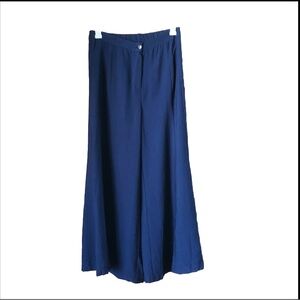 NWT Vince Camuto Classic Navy Afterglow Wide-Leg Pants - M